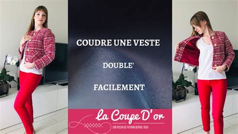 Coudre une veste Chanel doublée avec LA COUPE D'OR.